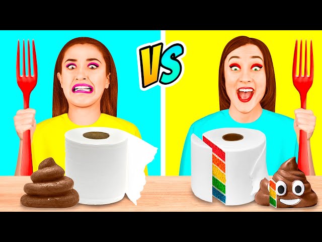 Desafío De Pastel vs. Comida Real | Pasteles que parecen cosas cotidianas por PaRaRa Challenge