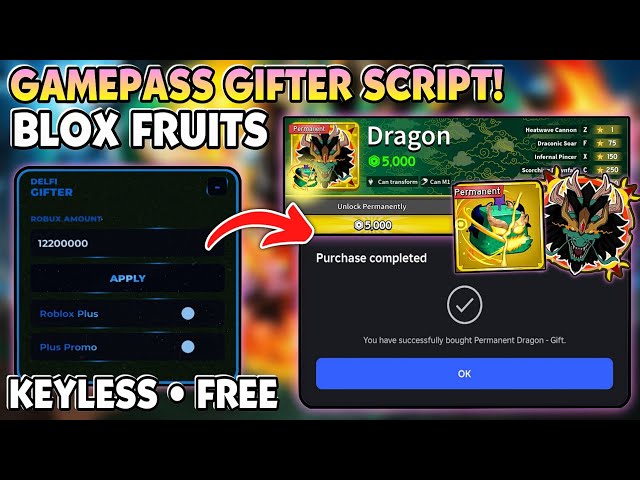 [BEST🐲] GamePass Gifter Script Blox Fruits Script! 🔥 | NO KEY • UNDETECTED • OVERPOWERED