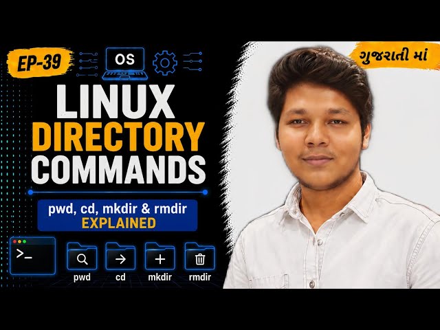 🖥️ Linux Directory Commands | EP-39 | Operating System in Gujarati | Mentorise