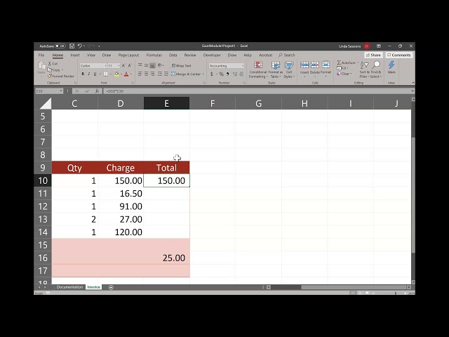 Excel Module 1 Project 1 Waterville Veterinary Hospital