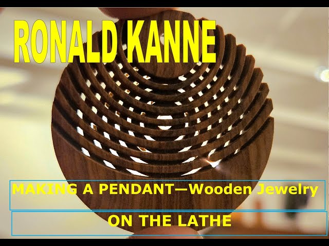 MAKING A PENDANT - WOODEN JEWELERY