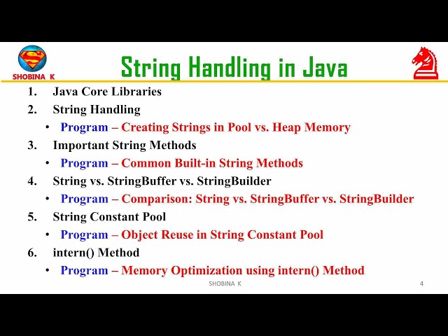 CS25C09 String Handling in Java Programming #cs25c09