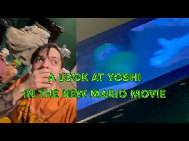 React to YOSHI being in the New Mario Movie 