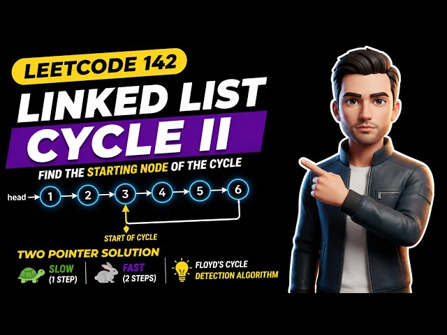 142. Linked List Cycle II 🚀 Find the Starting Node of the Cycle