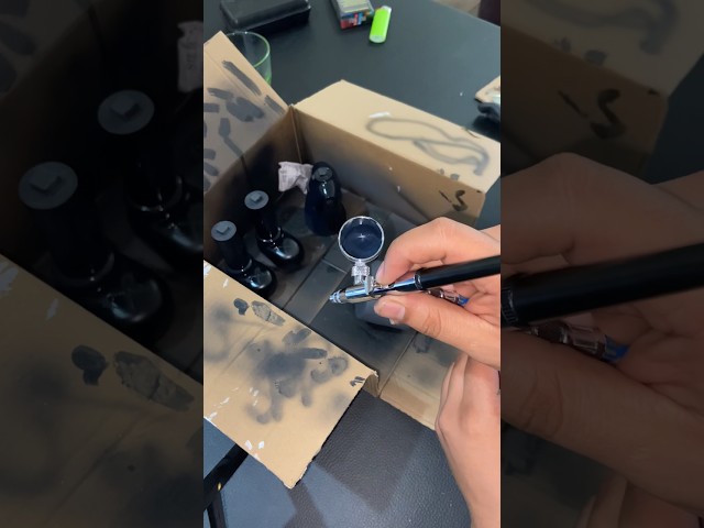 Aprendiendo a usar el aerógrafo 🔥🔥 #3dprint #ender3s1 #mcm3d