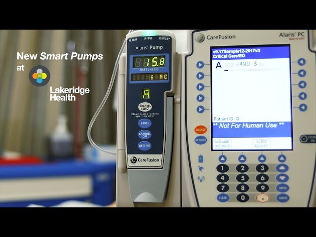 New Smart Pumps at Lakeridge Health