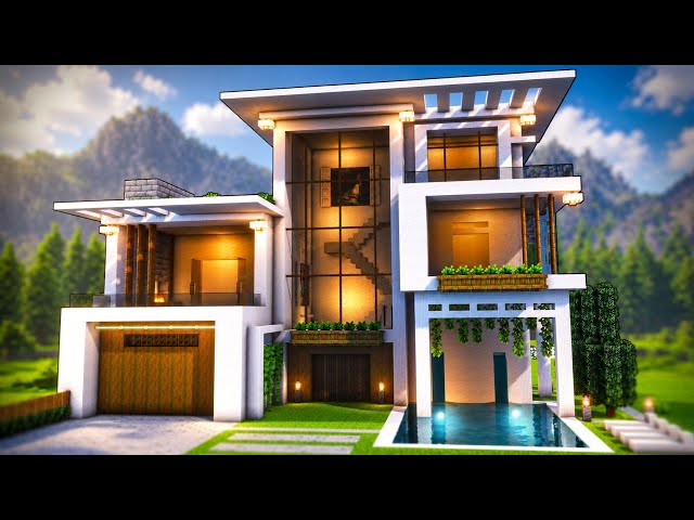 Minecraft: How To Build a Modern Mansion | Easy Tutorial