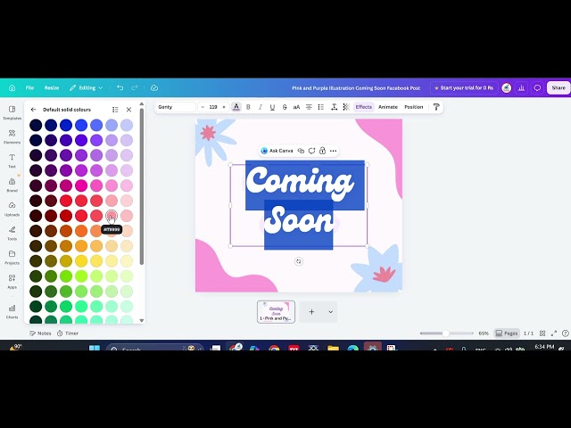 How to Change Colors in Canva | Easy Canva Tutorial for Beginners by Jaweriya