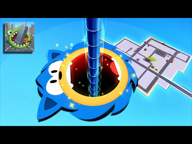 Hole.io - Gameplay Walkthrough Tutorial New Mobile Game Hole Evolution (Android, iOS)