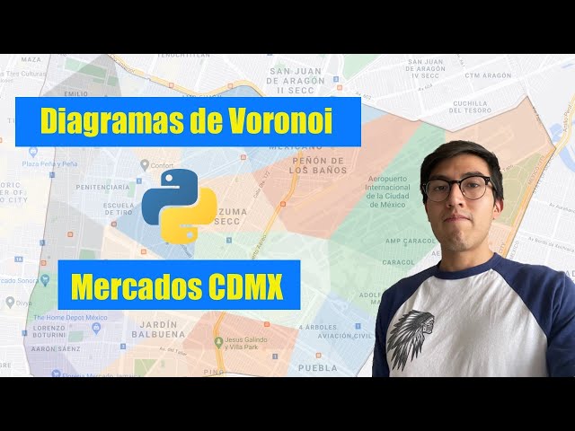 Diagramas de VORONOI en PYTHON: Mercados CDMX