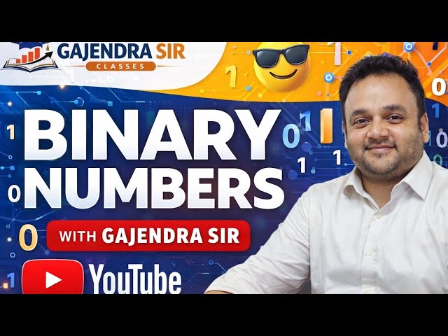Binary Numbers I Conversion of Binary to Decimal I Decimal to Binary I Gajendrasirclasses