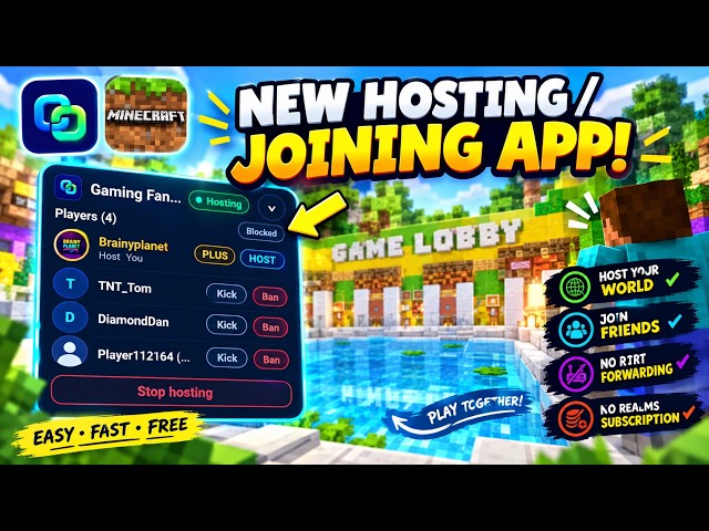 Block Link | The New Minecraft Bedrock Multiplayer App | Launch Trailer