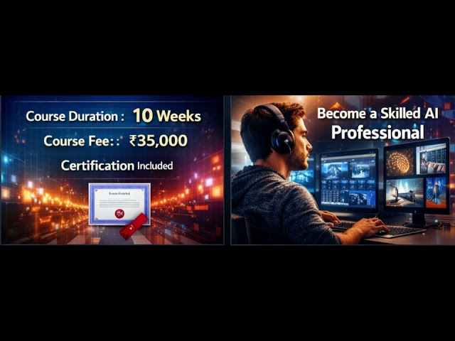 Deep Learning Course for Beginners | 10 Weeks AI Training with Projects