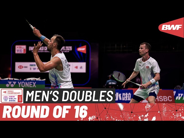 BWF World Championships 2026 | Astrup/Rasmussen (DEN) [16] vs Liang/Wang (CHN) [3] | R16