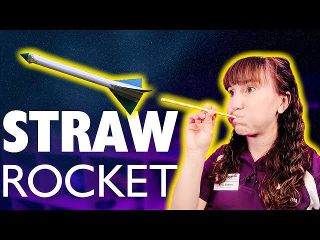 Engineer your own straw rocket | STEM Activity