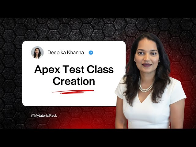 How to Create Apex Test Class in Salesforce | 100% Code Coverage Tips