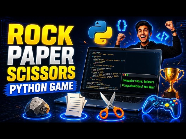 Build a Rock Paper Scissors Game in Python | Beginner Python Project