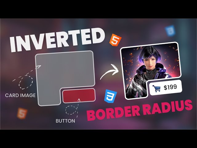 🔥 CSS Hack: Create Inverted Border Radius Cards That WOW! 🎨 HTML CSS