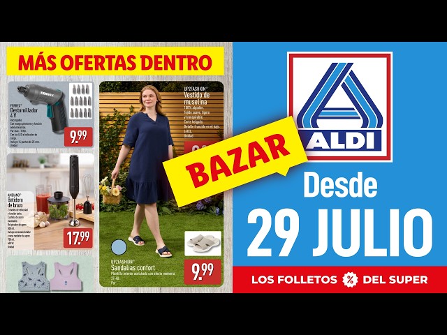 ALDI |  FERREX y conjunto VESTIDO + SANDALIAS por menos de 20€ | Desde el 29 de julio