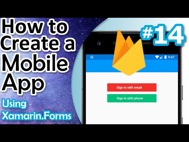 Xamarin.Forms Tutorial #14 - Firebase UI and Phone Authentication Setup - Time Tracker App