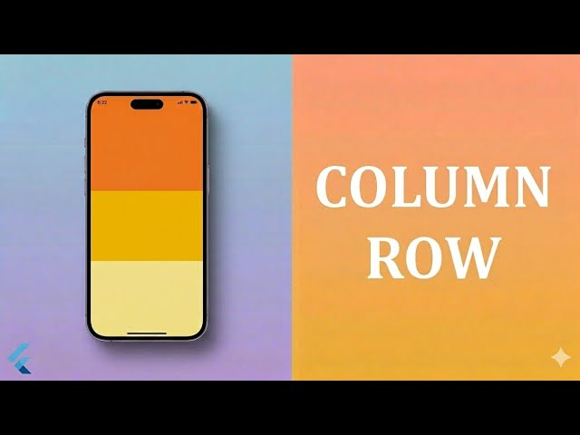 Mastering Column & Row in Flutter | Essential Layout Widgets Tutorial | The Tech Leaf