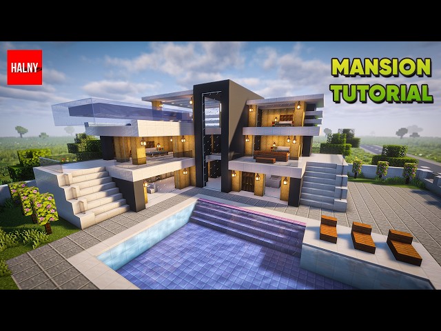 How to build a Mansion in minecraft