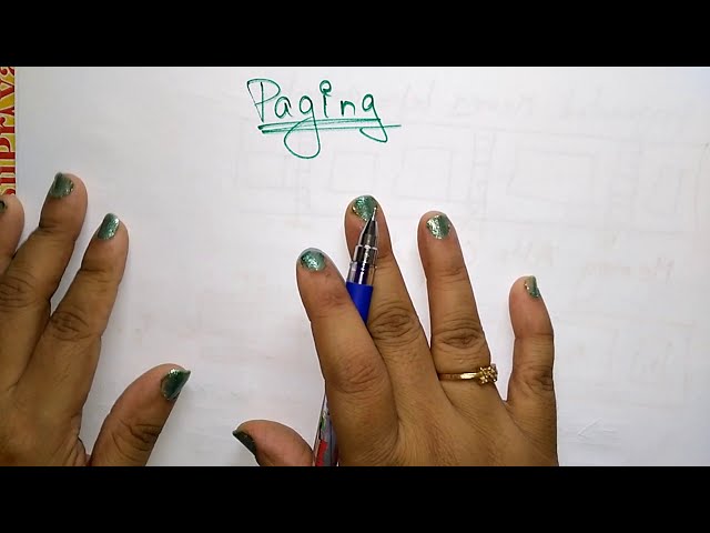 Paging | Memory Organisation | Part -1/2 | Operating Systems | Lec-19 | Bhanu Priya