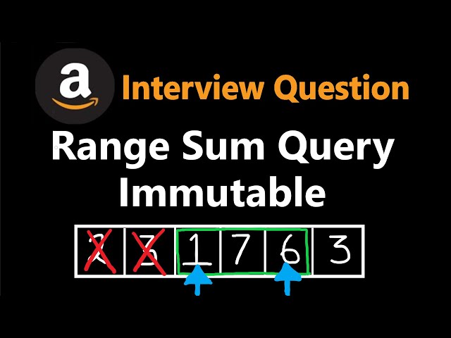 Range Sum Query Immutable - Leetcode 303 - Python
