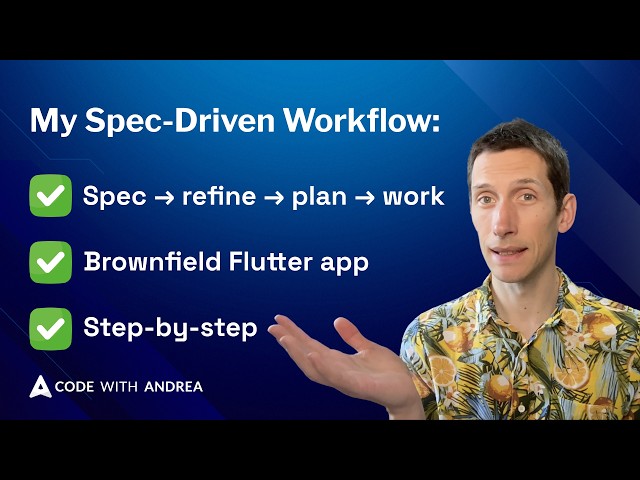 Spec-Driven Development with AI: Building a Real Flutter Feature Step by Step