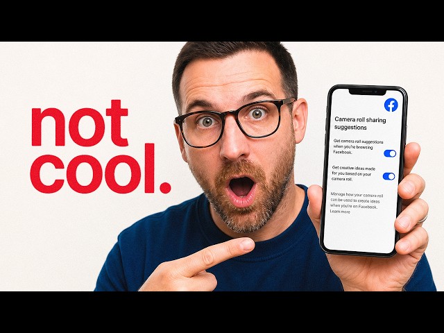 Facebook Uploads Your Photos Without You Knowing... Turn This OFF!