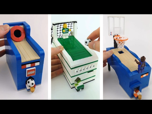 How to make 5 LEGO Arcade Games!!