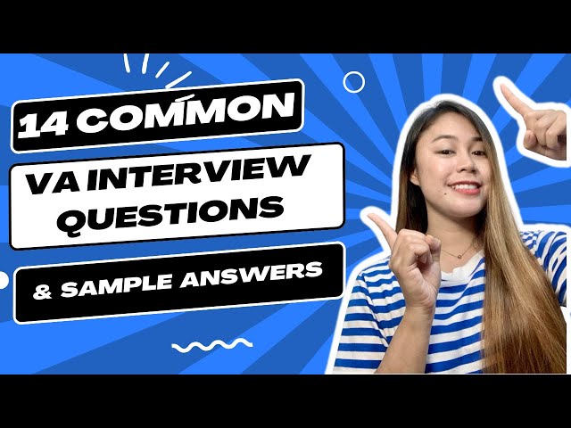 Most Common VA Interview Questions & Answers | How to PASS a VA Job Interview with Confidence! #va