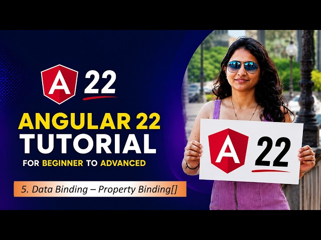 5. Data Binding in Angular 22 | Property Binding | Angular 22 Tutorials