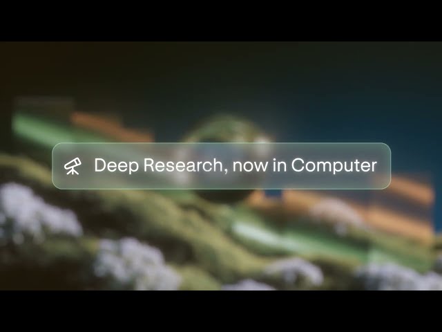 Deep Research in Perplexity Computer