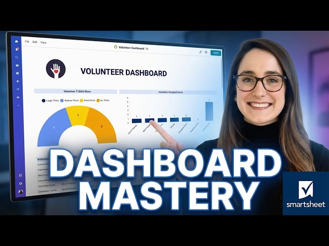 Build THIS! Dashboard DESIGN in Smartsheet | FULL TUTORIAL