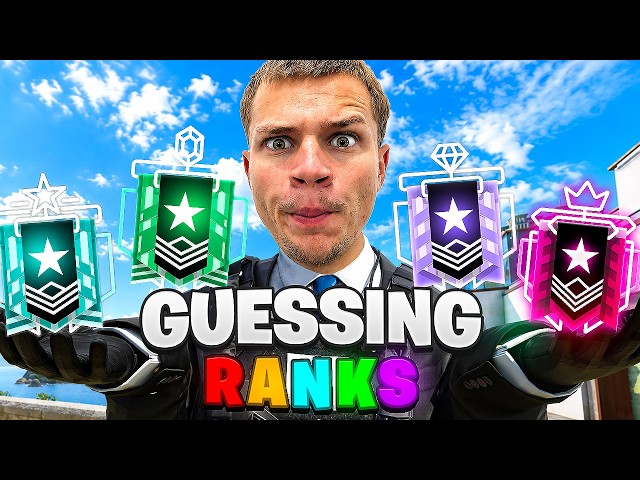 IMPOSSIBLE GUESSING RANKS (Rainbow Six Siege)