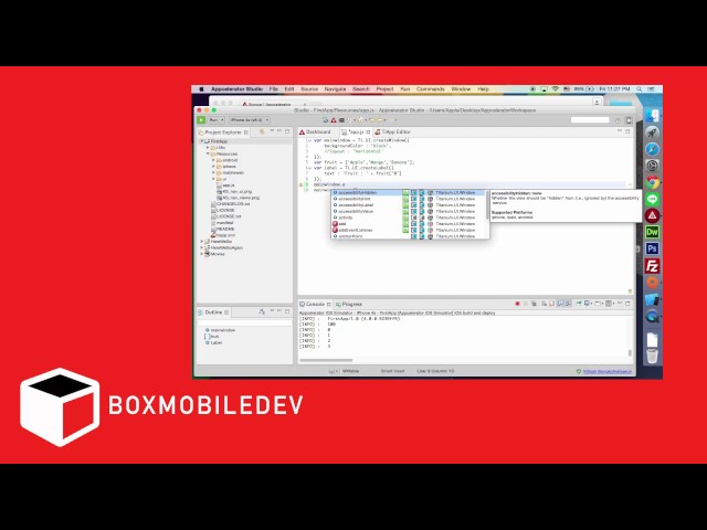 EP   008 เริ่มต้น Array การใช้งานตัวแปล Appcelerator [BOXMOBILEDEV]
