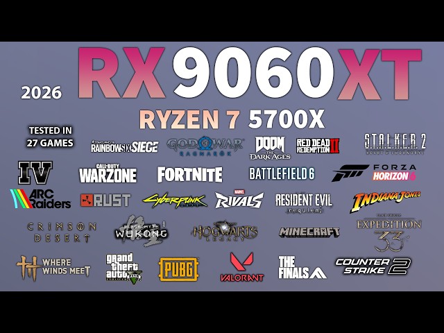 RX 9060 XT + Ryzen 7 5700X – Goated Gaming PC Build? RX 9060 XT Gaming