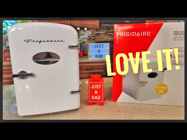 Review Frigidaire MINI Fridge Retro Look   HOW COLD DOES IT GET?