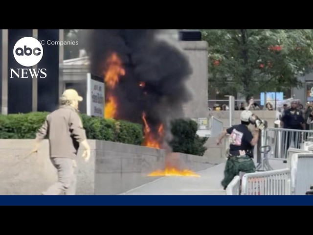 FBI: Former soldier set off incendiary outside New York City federal building