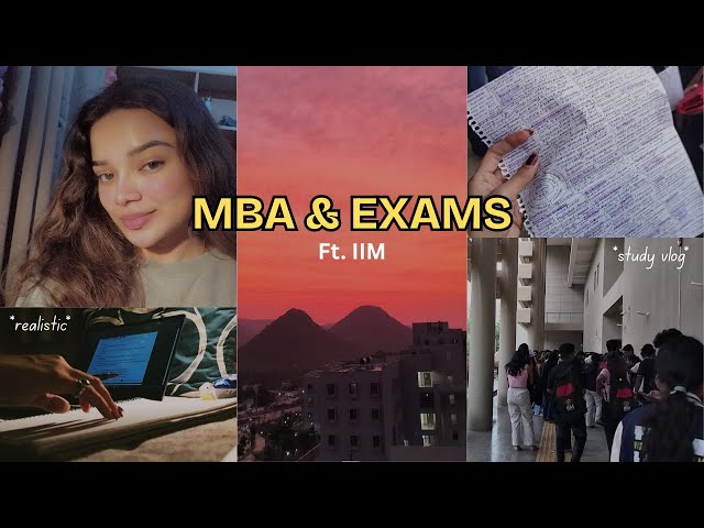 a *realistic* exam week at IIM ☠️ | senior year edition |  [STUDY VLOG]