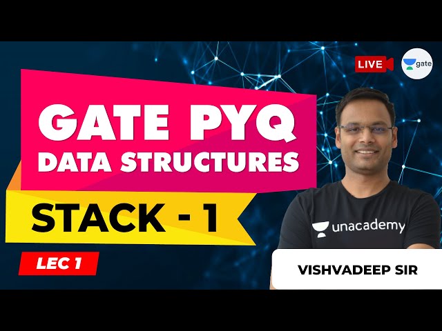 Stack - 1 | Data Structures | GATE (CSE/IT) Previous Year Questions | Vishvadeep Sir