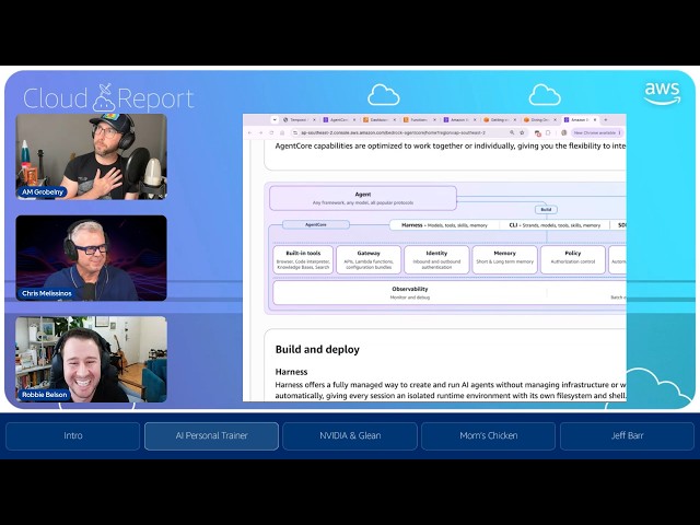 Cloud Report: Your AI personal trainer, live in 20 minutes with AgentCore | Amazon Web Services