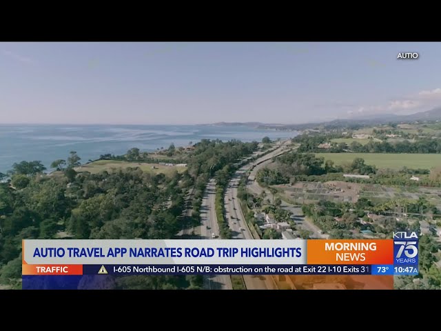 Autio travel app narrates road trip highlights with celebrity storytellers