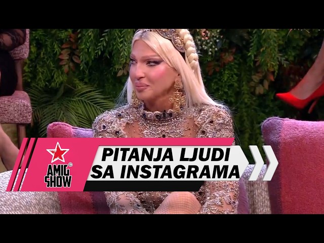 Jelena Karleuša - Pitanja ljudi sa instagrama (AmiG Show S18)