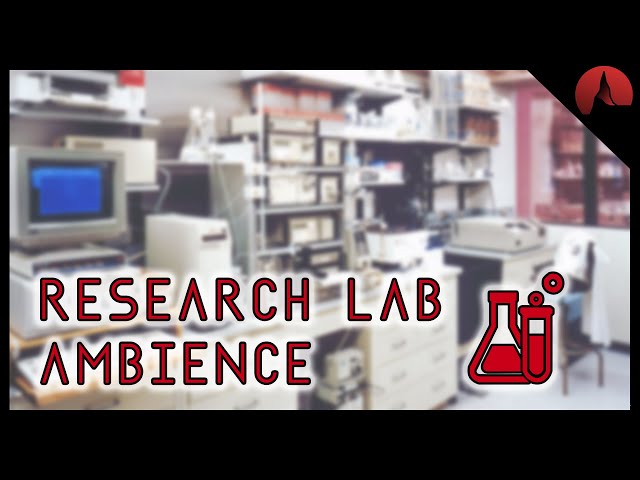 Research Lab Ambience 🧪 | ASMR | Background lab sounds to focus on coding, working & studying