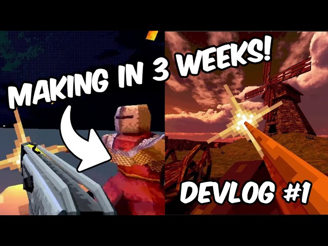 Making an Arena Shooter in Just 3 Weeks - Templar Arena Devlog #1