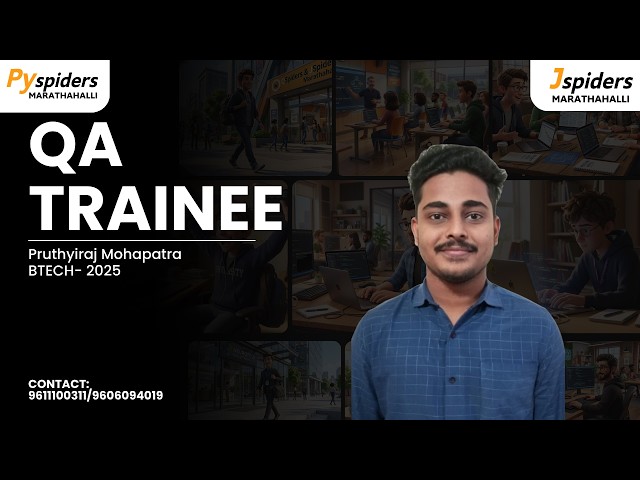 My Placement journey as a Trainee from QSpiders Marathahalli