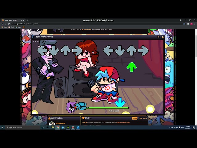 FNF Dadbattle perfect (sort of)