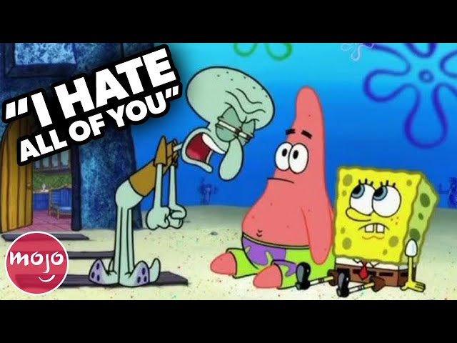 Top 10 Most Savage Squidward Moments